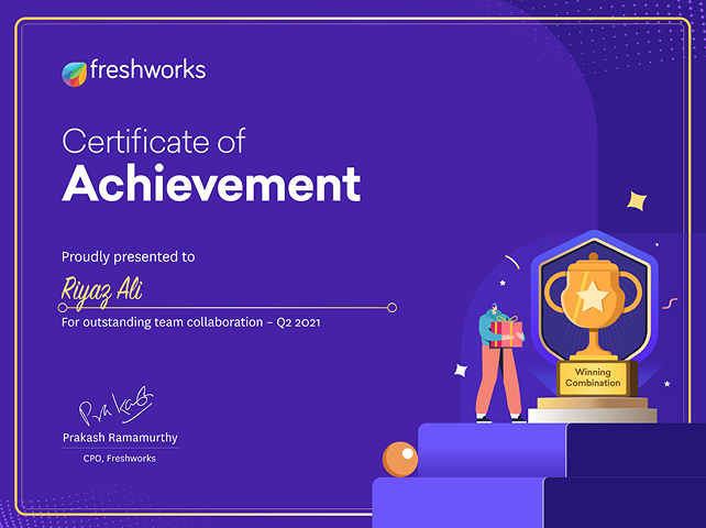 Achievement Award