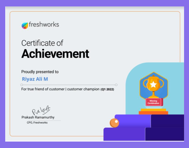 Achievement Award