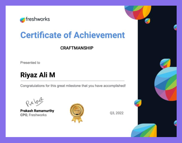 Achievement Award