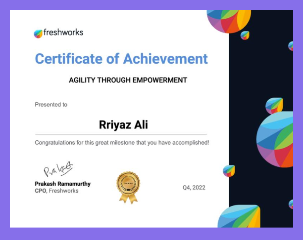 Achievement Award