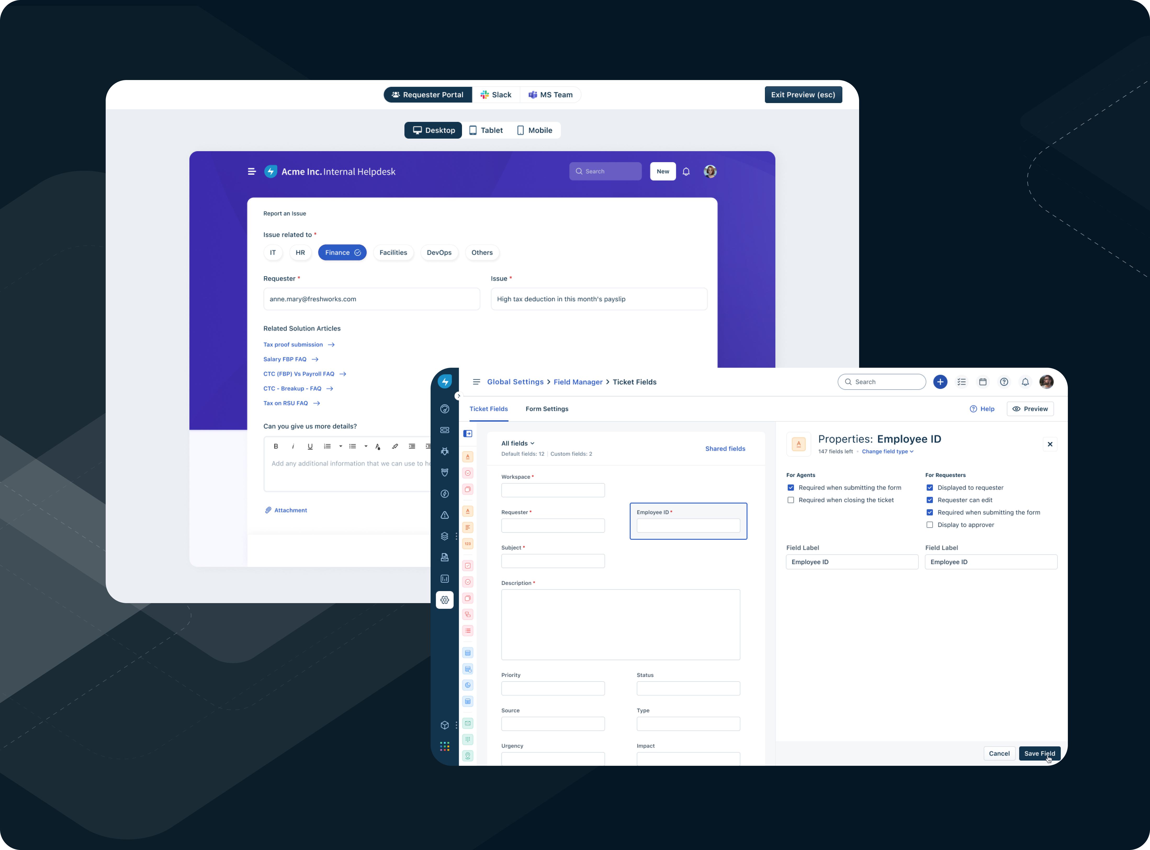 Form Builder Experience